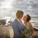 Croyde beach wedding marquee