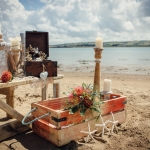 beach wedding north devon