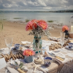 beach wedding styling