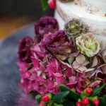 Winter wedding devon cake