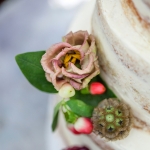 outdoor Winter wedding devon