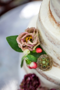 outdoor Winter wedding devon