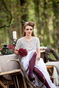 winter wedding style venue devon