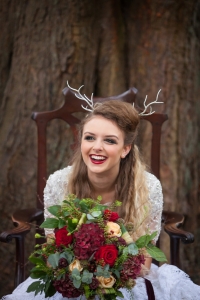 winter wedding styling devon