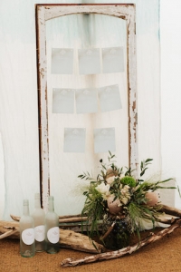 shabby chic table plan frame