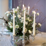 silver candelabra