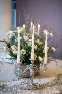 silver candelabra