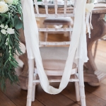 Muslin chair tie back