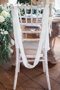 Muslin chair tie back