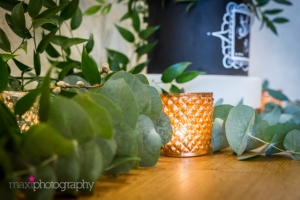 Winter wedding devon theme lighting