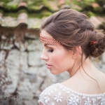 modern rustic wedding styling accessories hair devon