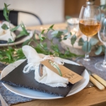 modern rustic wedding winter devon styling table