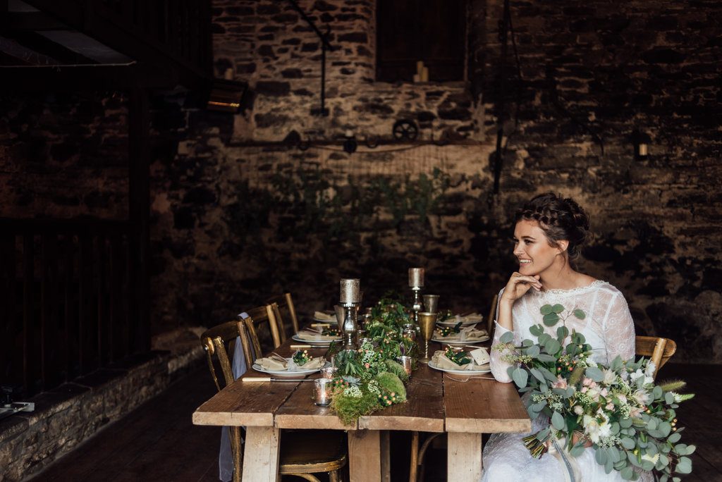 Natural Boho Wedding Shoot Westcott Barton